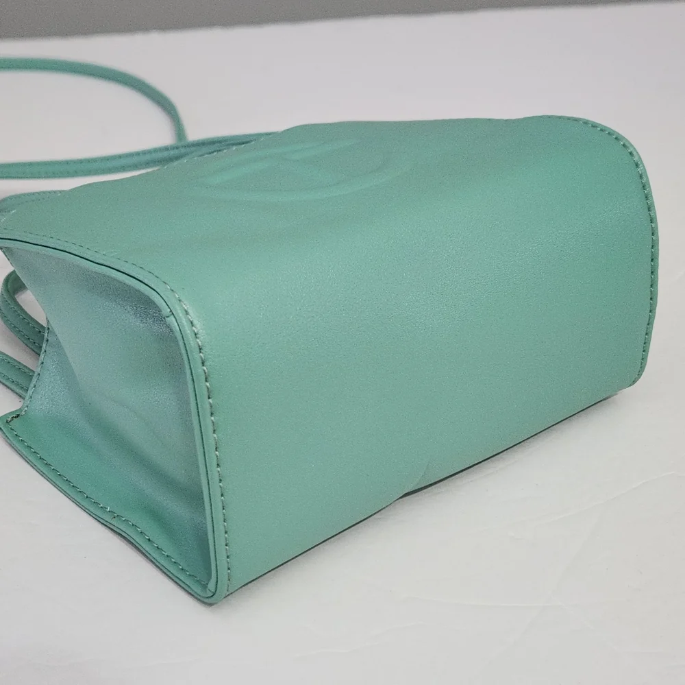 NEW TELFAR SMALL SHOPPING BAG TOTE IN SAGE GREEN